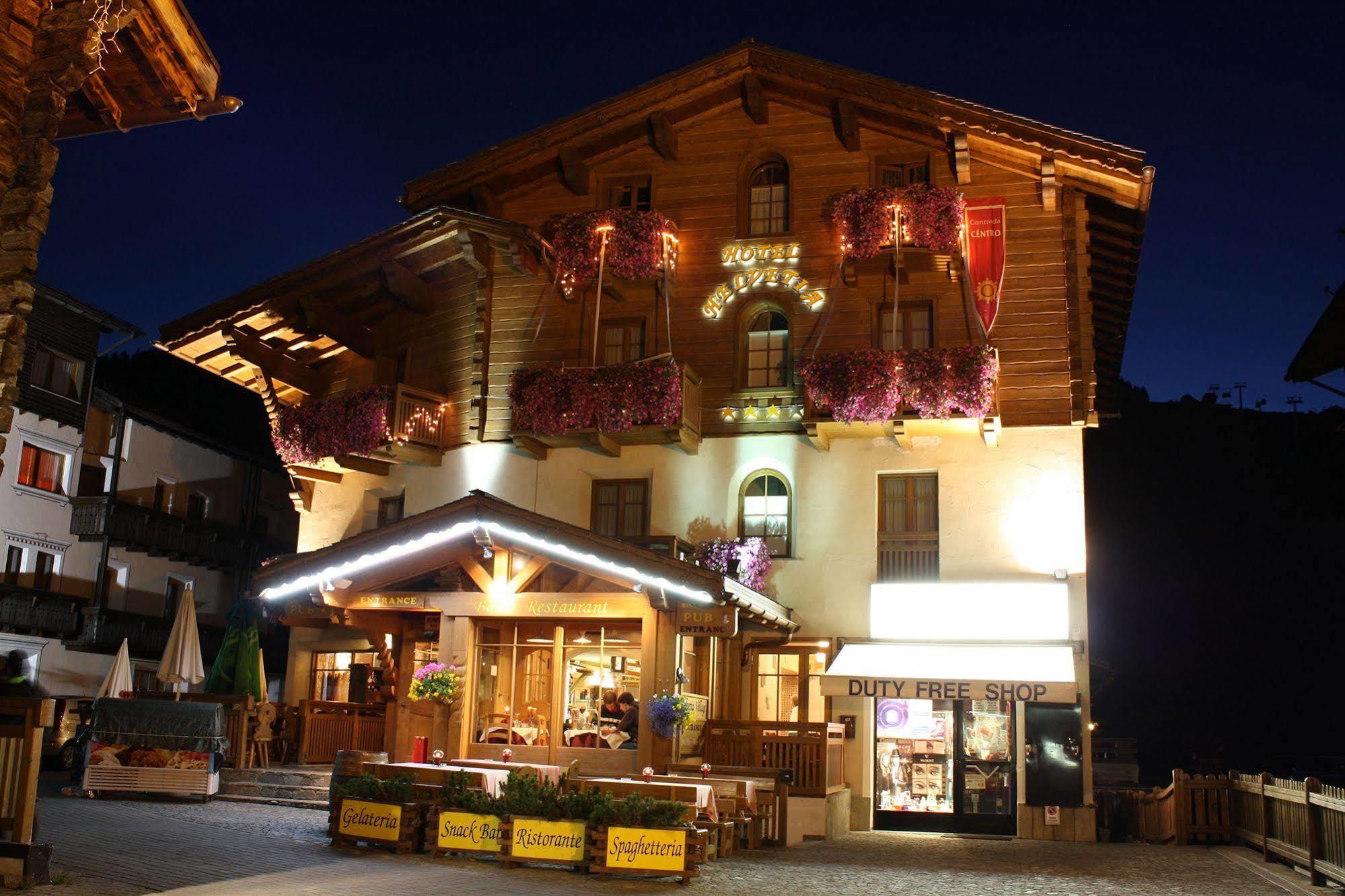 Hotel Helvetia Livigno Exterior foto