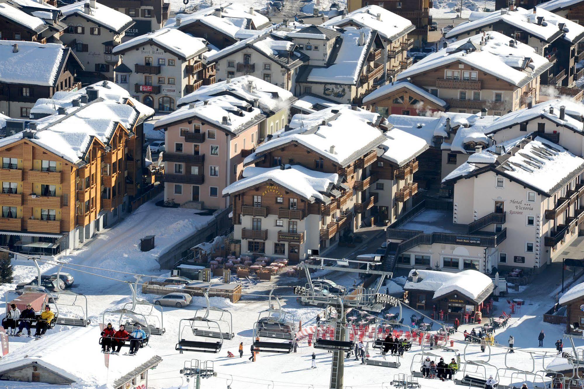 Hotel Helvetia Livigno Exterior foto